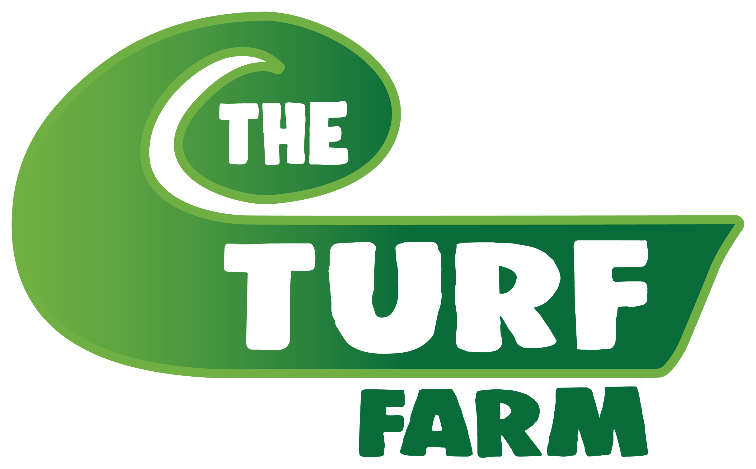 Turf Farm 2020 logo gradient no back white-keyline