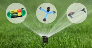 different types of lawn sprinklers soaker hose wobble tee oscillating and pop up
